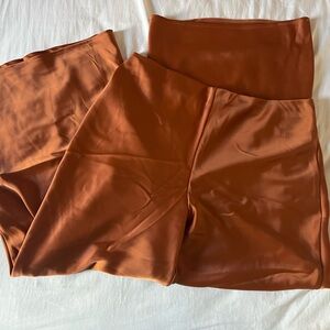 Joie burnt orange culotte pants